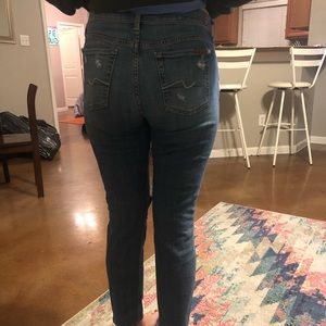 7 for all mankind ripped jeans